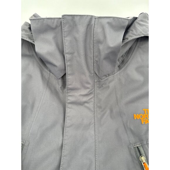 The North Face Mens HyVent Gray Jacket Removable Hood Shell only Size L - Picture 13 of 15